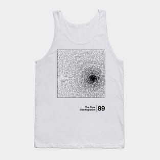 Disintegration / Minimal Style Graphic Artwork Tank Top